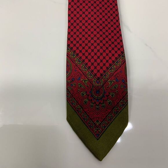 VINTAGE YVES SAINT LAURENT Silk Tie - Picture 1 of 6